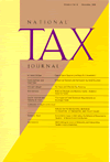 National Tax Journal ISSN: 0028-0283